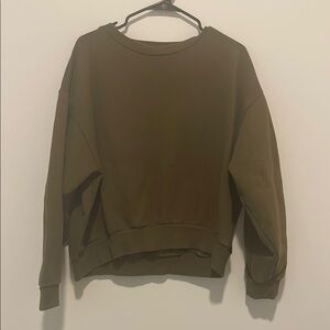 Everlane Olive Green Sweatshirt